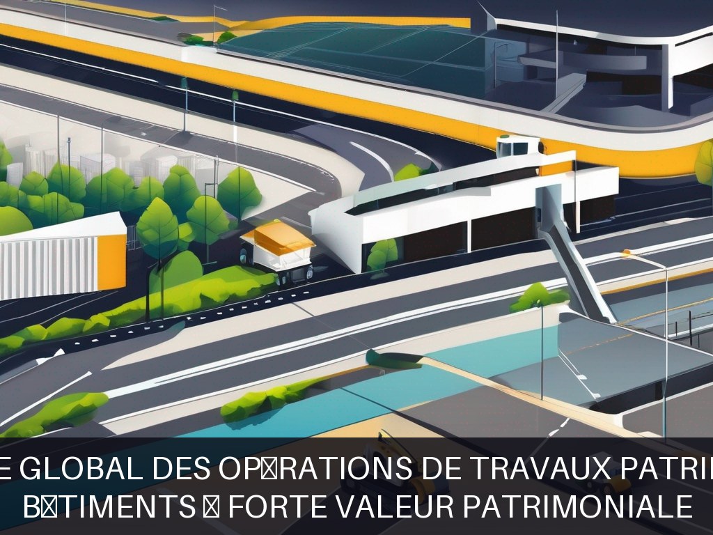 Illustration pour Bâtiments à forte valeur patrimoniale: Pilotage global des opérations de travaux patrimoniaux (Potentiel à Court Terme)