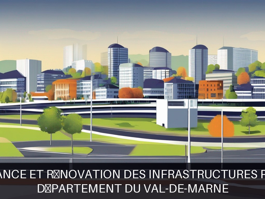 Illustration pour Département du Val-de-Marne: Maintenance et rénovation des infrastructures publiques
