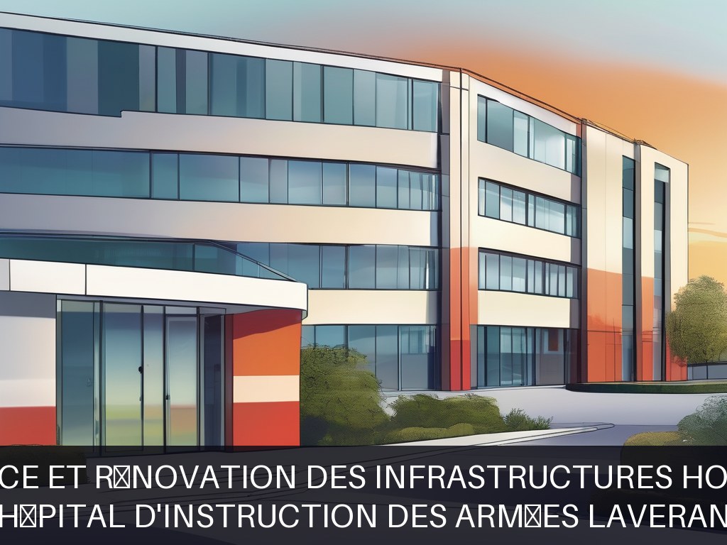 Illustration pour Hôpital d'instruction des Armées Laveran: Maintenance et rénovation des infrastructures hospitalières