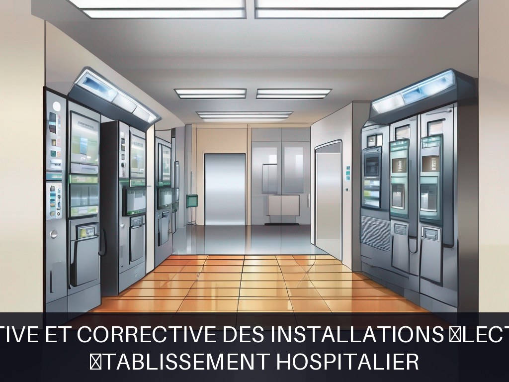 Illustration pour Établissement hospitalier: Maintenance préventive et corrective des installations électriques hospitalières