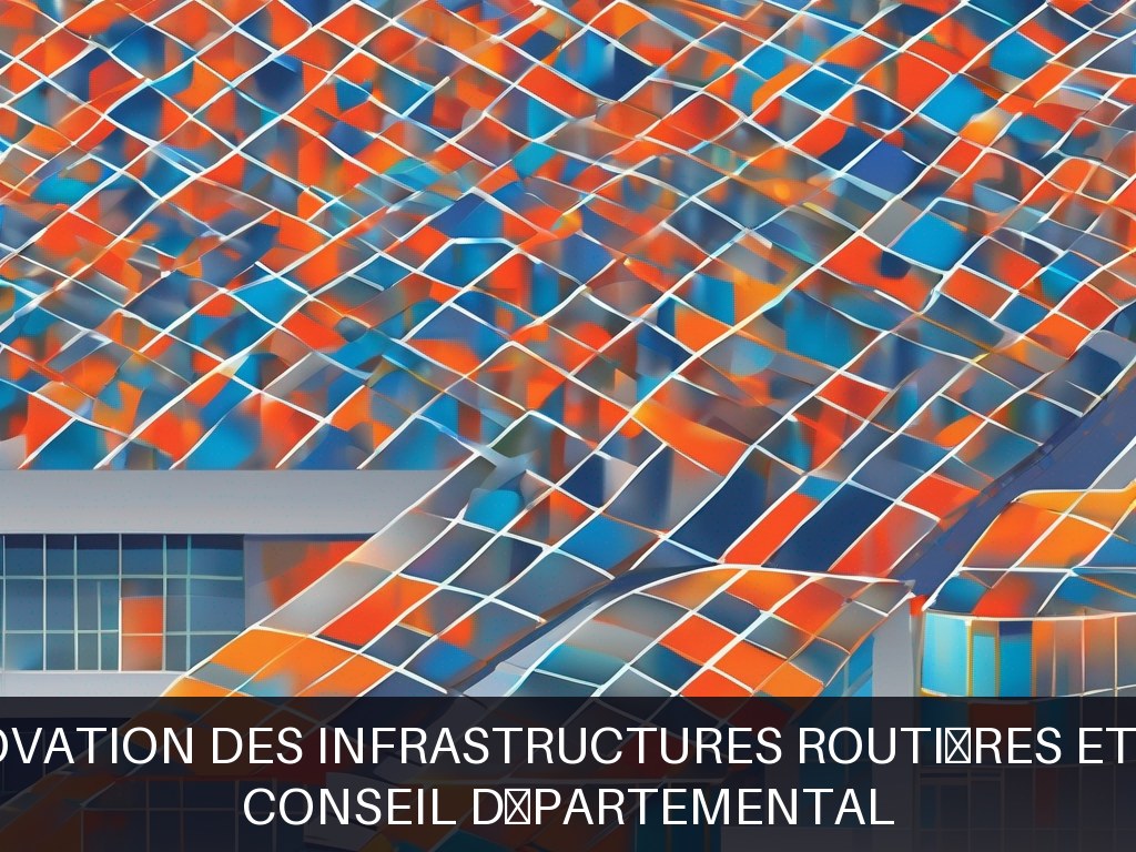 Illustration pour Conseil Départemental: Maintenance et rénovation des infrastructures routières et bâtiments scolaires