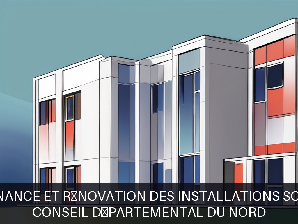 Illustration pour Conseil Départemental du Nord: Maintenance et rénovation des installations scolaires