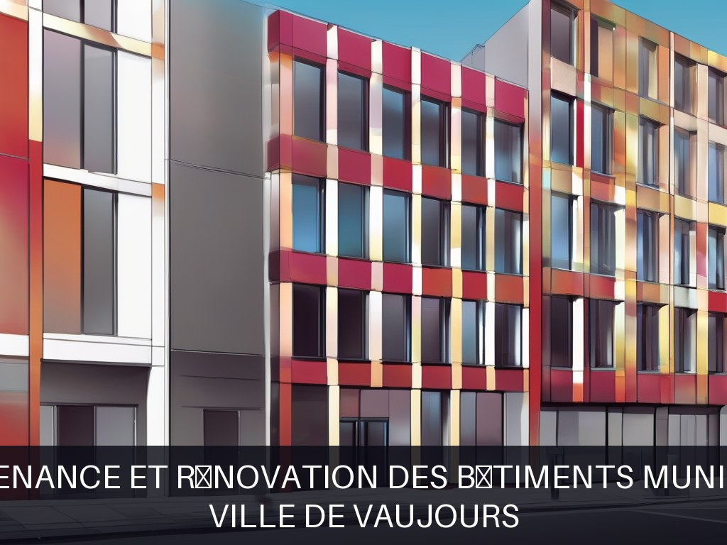 Illustration pour Ville de Vaujours: Maintenance et rénovation des bâtiments municipaux