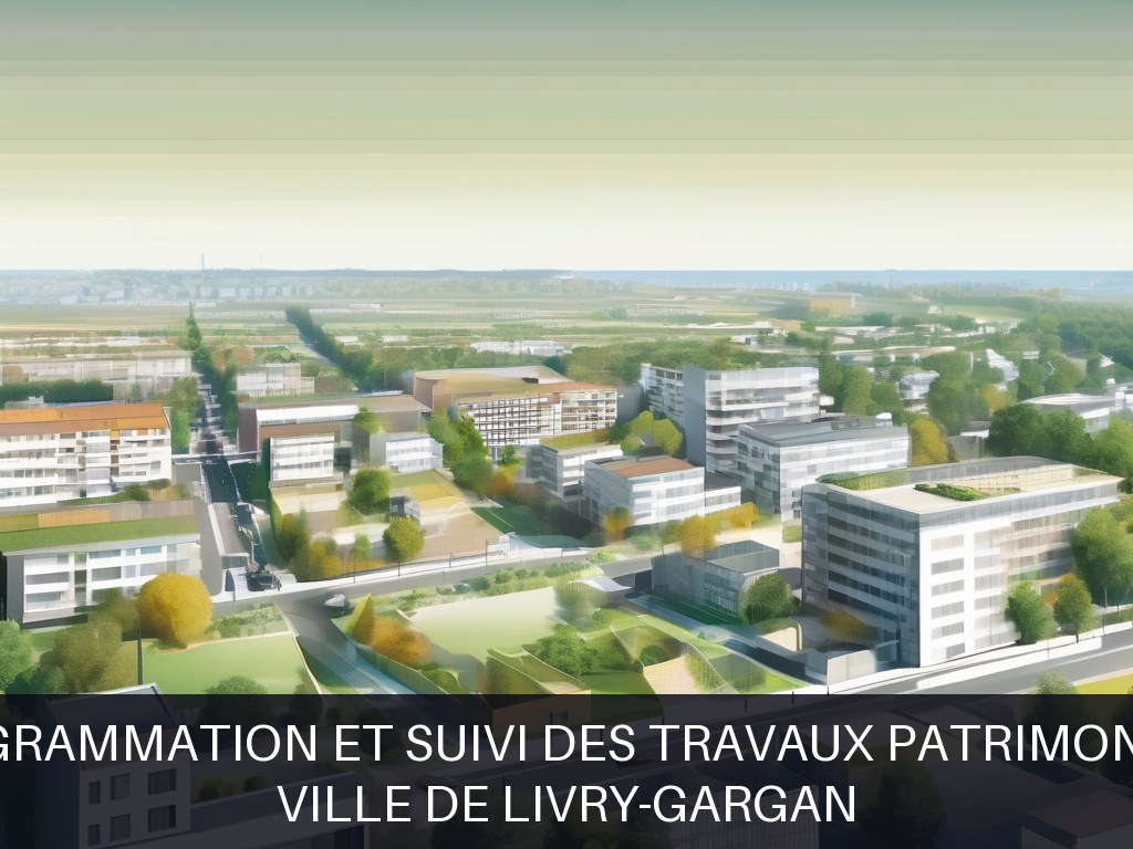 Illustration pour Ville de Livry-Gargan: Programmation et suivi des travaux patrimoniaux