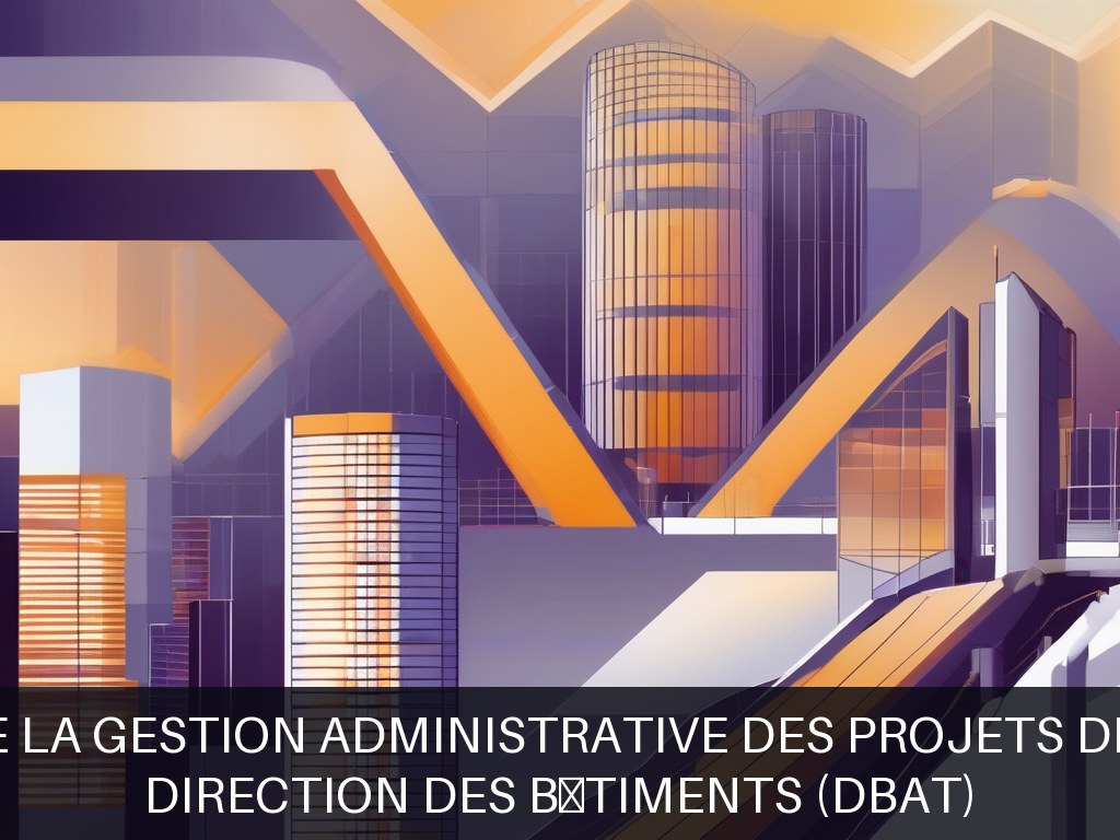 Illustration pour Direction des Bâtiments (DBAT): Optimisation de la gestion administrative des projets de construction