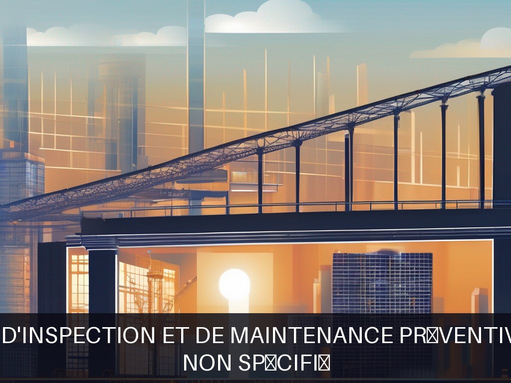 Illustration pour Non spécifié: Programme d'inspection et de maintenance préventive des ponts (Potentiel à Court Terme)