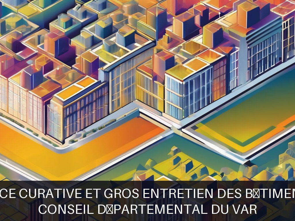 Illustration pour Conseil Départemental du Var: Maintenance curative et gros entretien des bâtiments publics