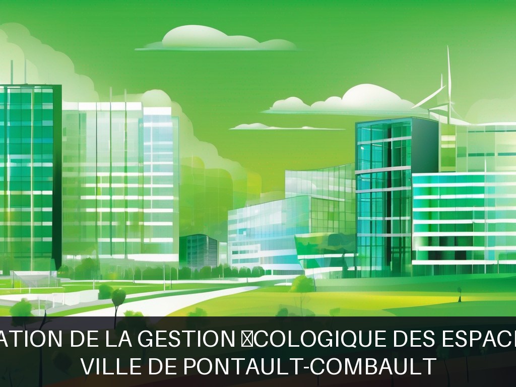 Illustration pour Ville de Pontault-Combault: Optimisation de la gestion écologique des espaces verts