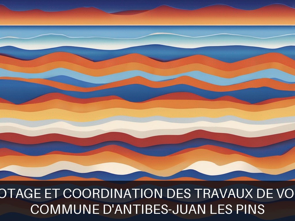 Illustration pour Commune d'Antibes-Juan Les Pins: Pilotage et coordination des travaux de voirie