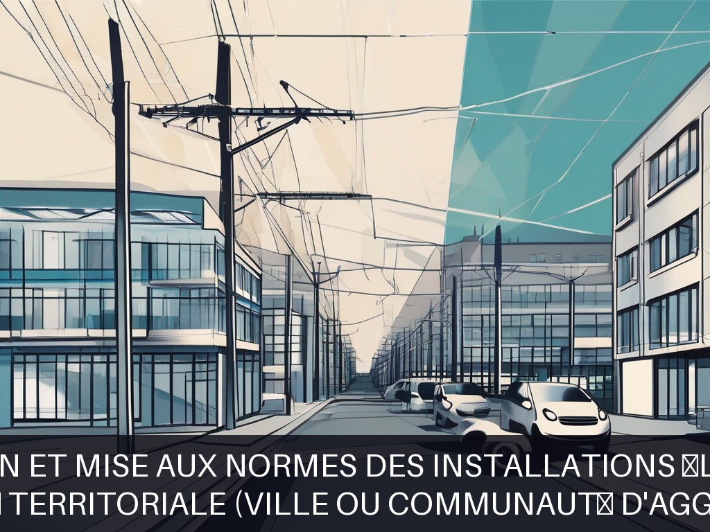 Illustration pour Collectivité territoriale (ville ou communauté d'agglomération): Rénovation et mise aux normes des installations électriques