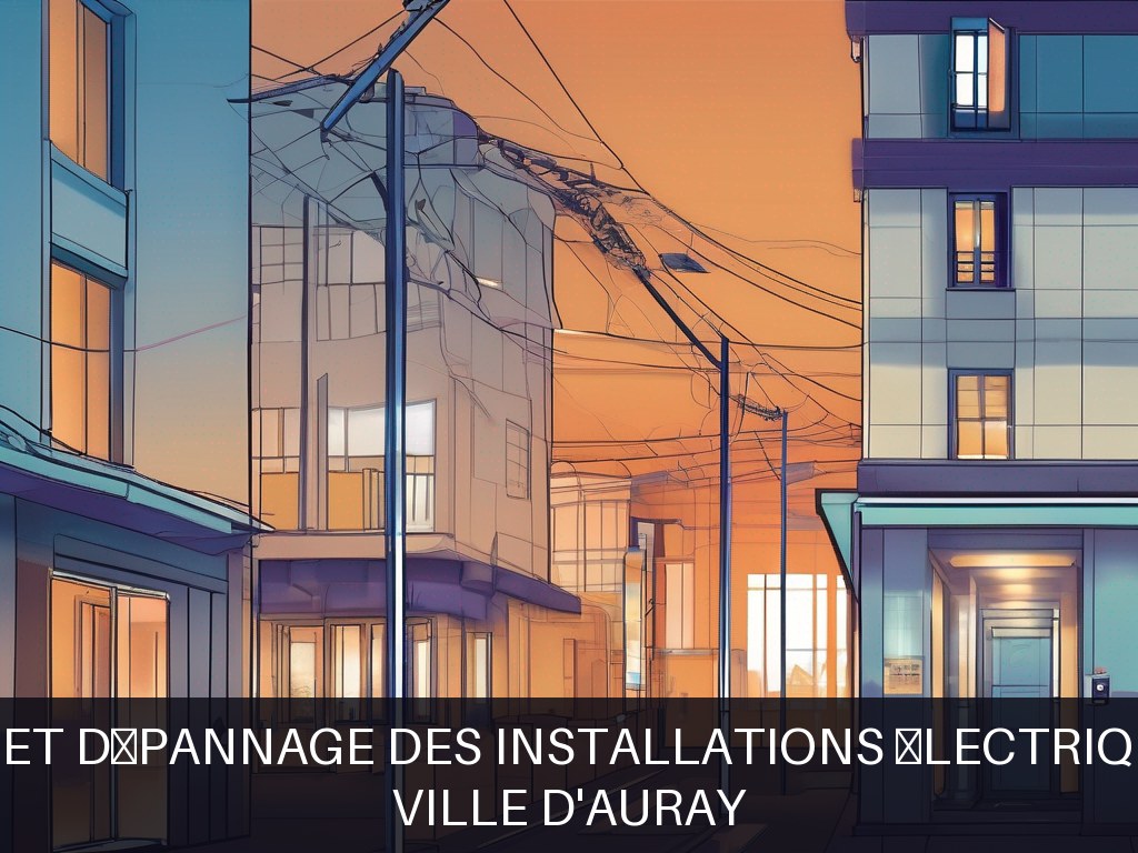 Illustration pour Ville d'Auray: Maintenance et dépannage des installations électriques publiques
