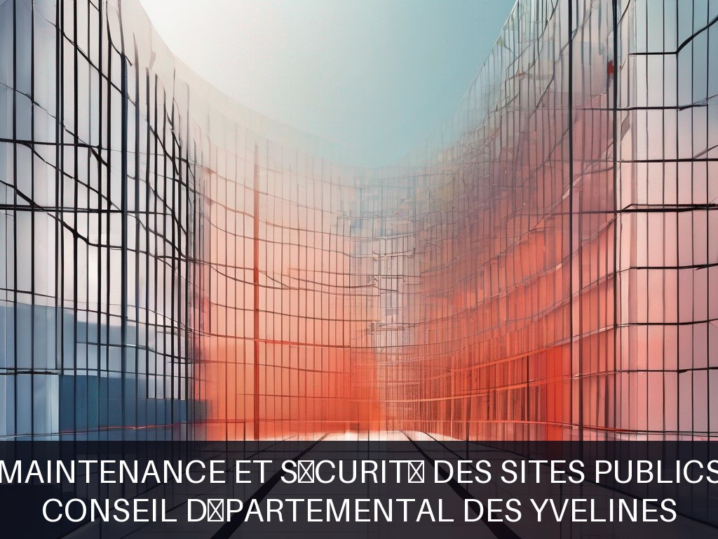 Illustration pour Conseil départemental des Yvelines: Maintenance et sécurité des sites publics