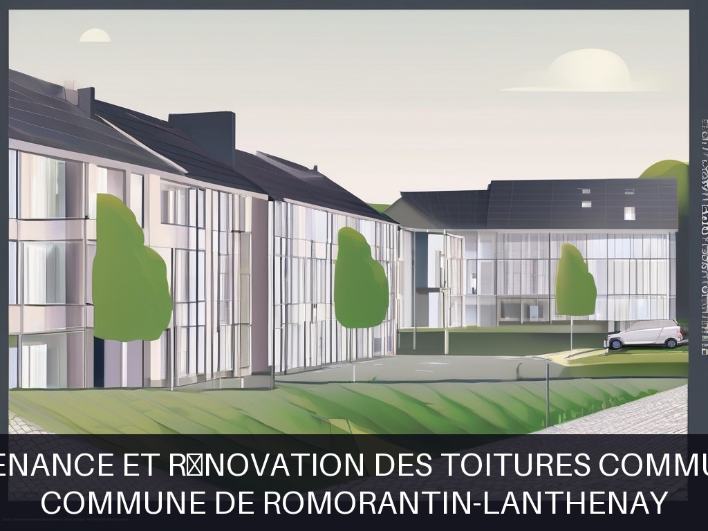 Illustration pour Commune de Romorantin-Lanthenay: Maintenance et rénovation des toitures communales