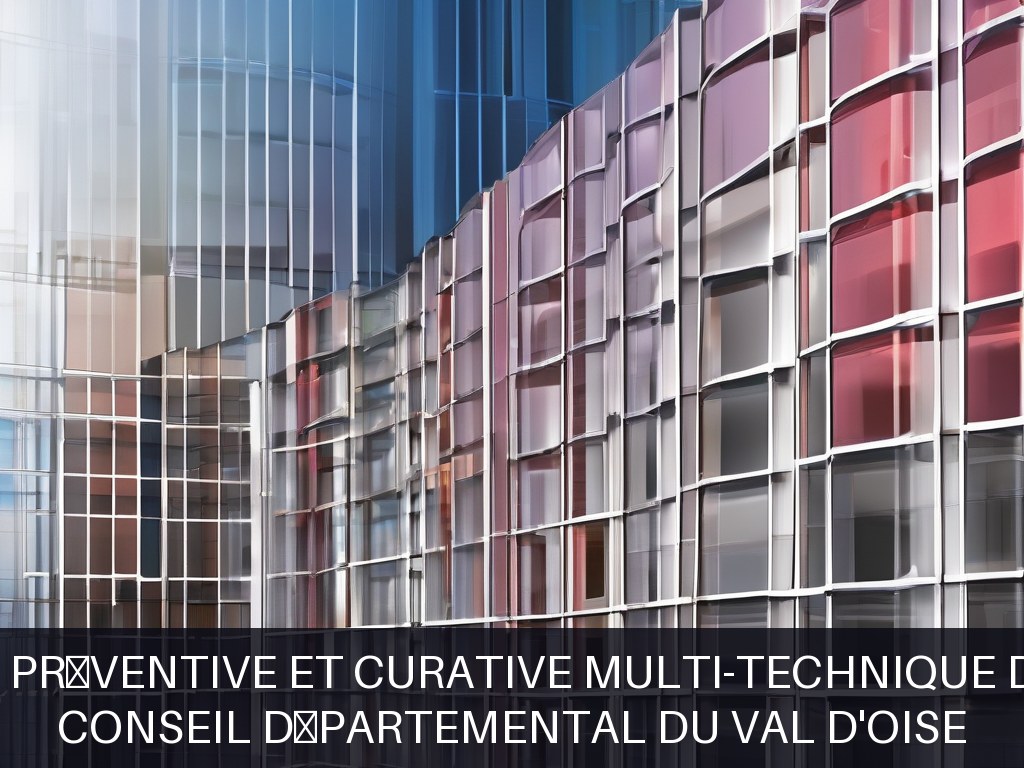 Illustration pour Conseil départemental du Val d'Oise: Maintenance préventive et curative multi-technique des bâtiments