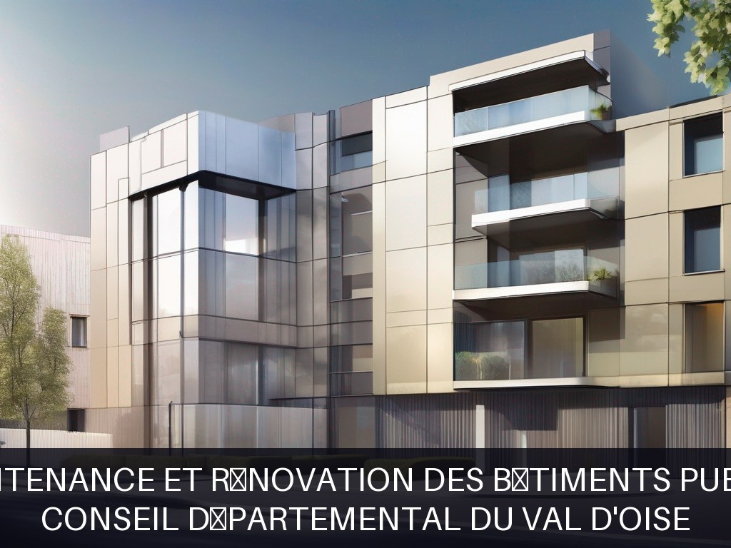 Illustration pour Conseil départemental du Val d'Oise: Maintenance et rénovation des bâtiments publics