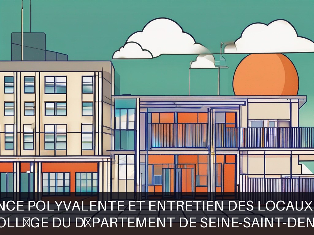 Illustration pour Collège du Département de Seine-Saint-Denis: Maintenance polyvalente et entretien des locaux scolaires