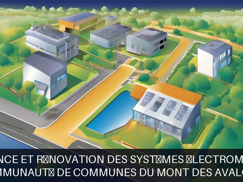 Illustration pour Communauté de Communes du Mont des Avaloirs: Maintenance et rénovation des systèmes électromécaniques