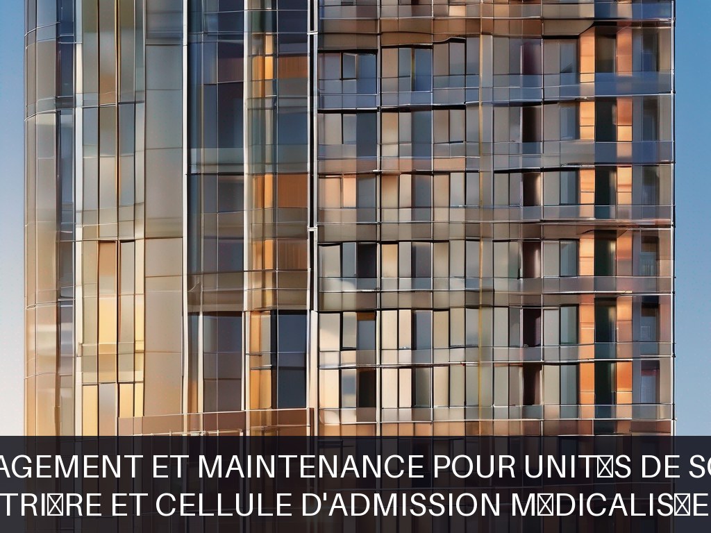 Illustration pour Unité de Soins Pitié Salpêtrière et Cellule d'Admission Médicalisée à La Collégiale (Paris 5e): Solutions d’aménagement et maintenance pour unités de