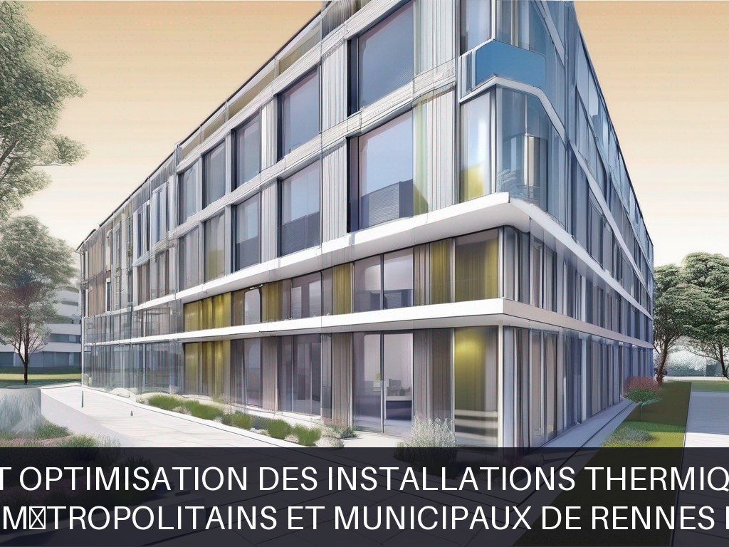 Illustration pour Bâtiments métropolitains et municipaux de Rennes Métropole: Conception et optimisation des installations thermiques et fluides