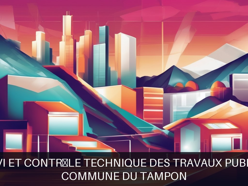 Illustration pour COMMUNE DU TAMPON: Suivi et contrôle technique des travaux publics