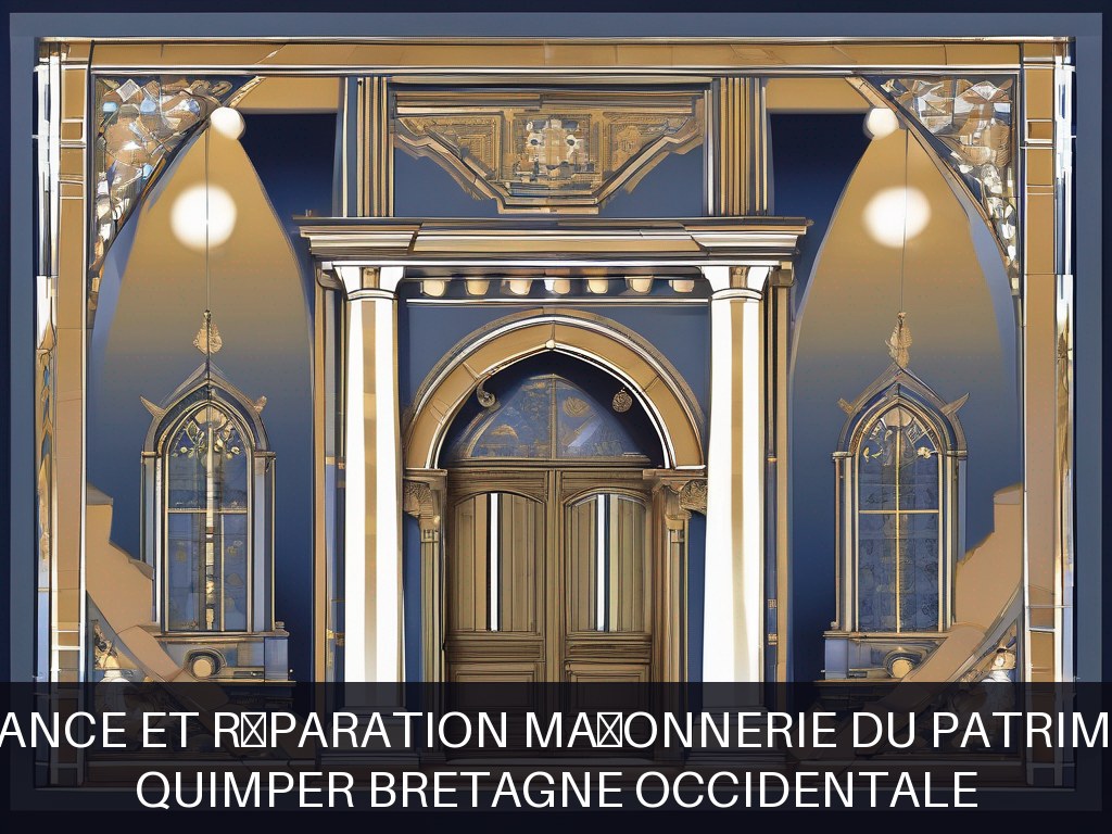 Illustration pour Quimper Bretagne Occidentale: Maintenance et réparation maçonnerie du patrimoine bâti