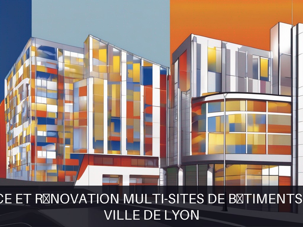 Illustration pour Ville de Lyon: Maintenance et rénovation multi-sites de bâtiments municipaux