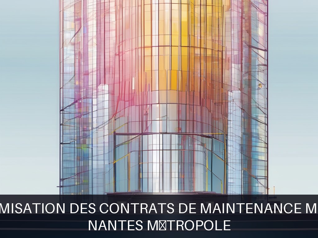 Illustration pour Nantes Métropole: Gestion et optimisation des contrats de maintenance multitechniques