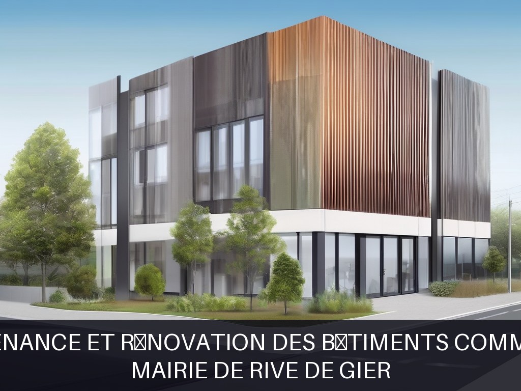 Illustration pour Mairie de RIVE DE GIER: Maintenance et rénovation des bâtiments communaux
