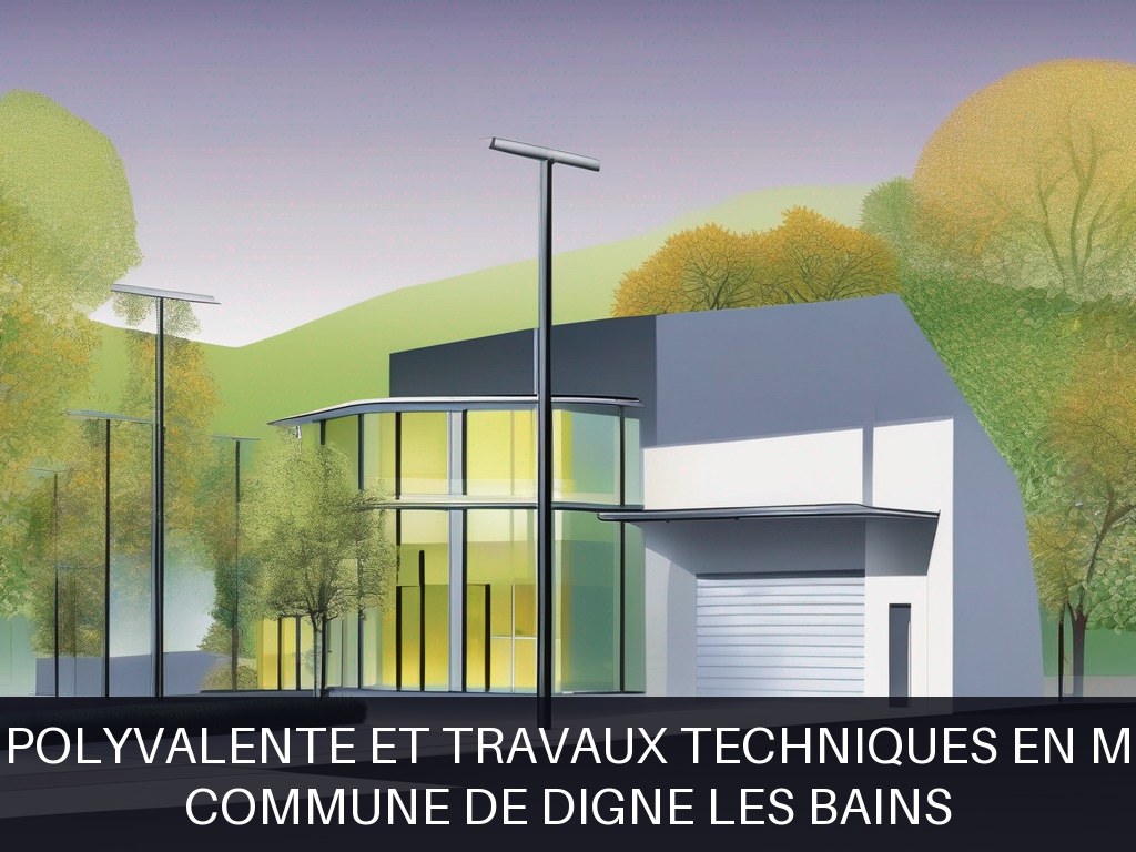 Illustration pour Commune de Digne les Bains: Maintenance polyvalente et travaux techniques en milieu scolaire