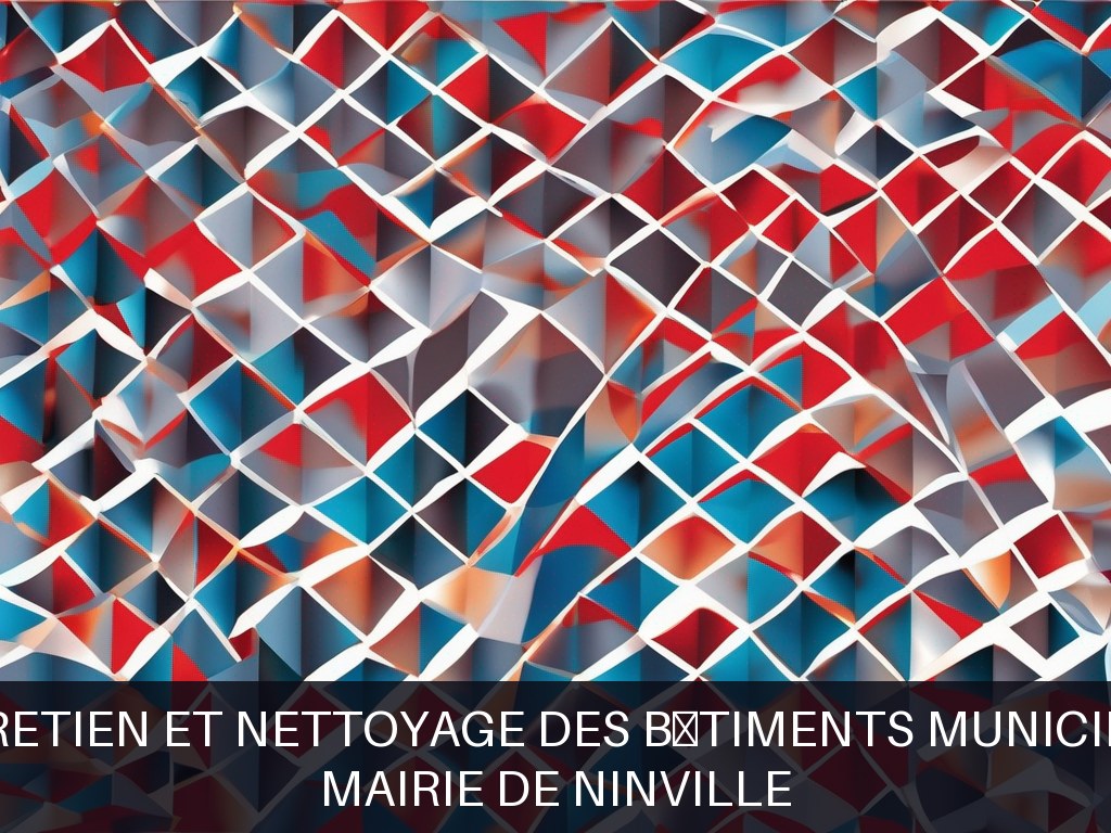 Illustration pour Mairie de NINVILLE: Entretien et nettoyage des bâtiments municipaux