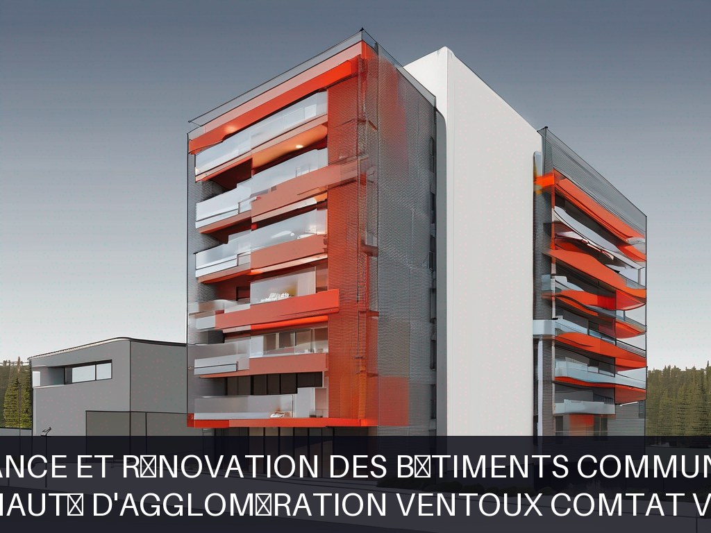 Illustration pour Communauté d'agglomération Ventoux Comtat Venaissin: Maintenance et rénovation des bâtiments communautaires