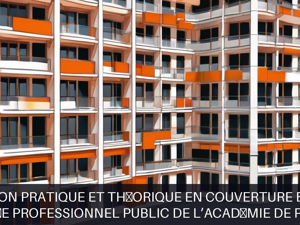 Illustration pour Lycée professionnel public de l’académie de Paris: Formation pratique et théorique en couverture bâtiment