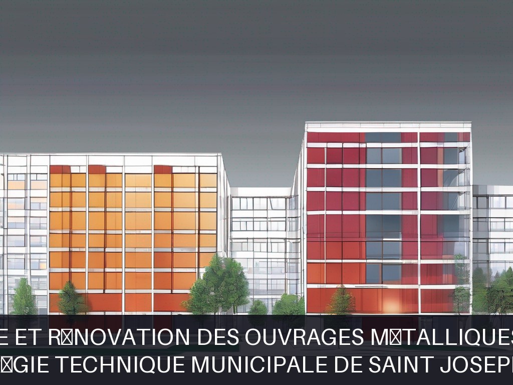Illustration pour Régie technique municipale de Saint Joseph: Maintenance et rénovation des ouvrages métalliques municipaux