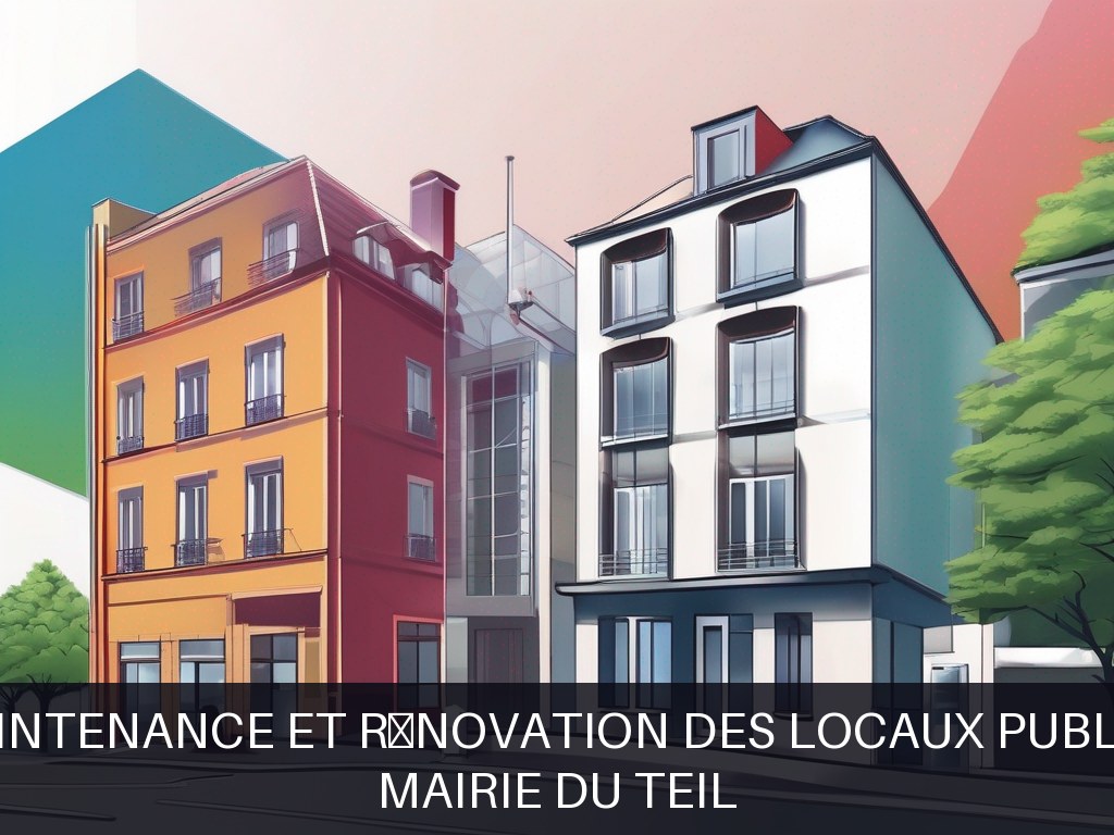 Illustration pour Mairie du Teil: Maintenance et rénovation des locaux publics