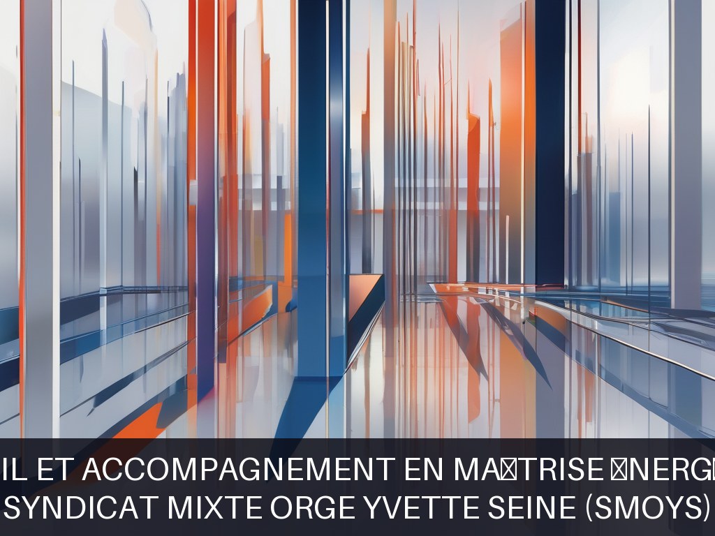 Illustration pour Syndicat Mixte Orge Yvette Seine (SMOYS): Conseil et accompagnement en maîtrise énergétique