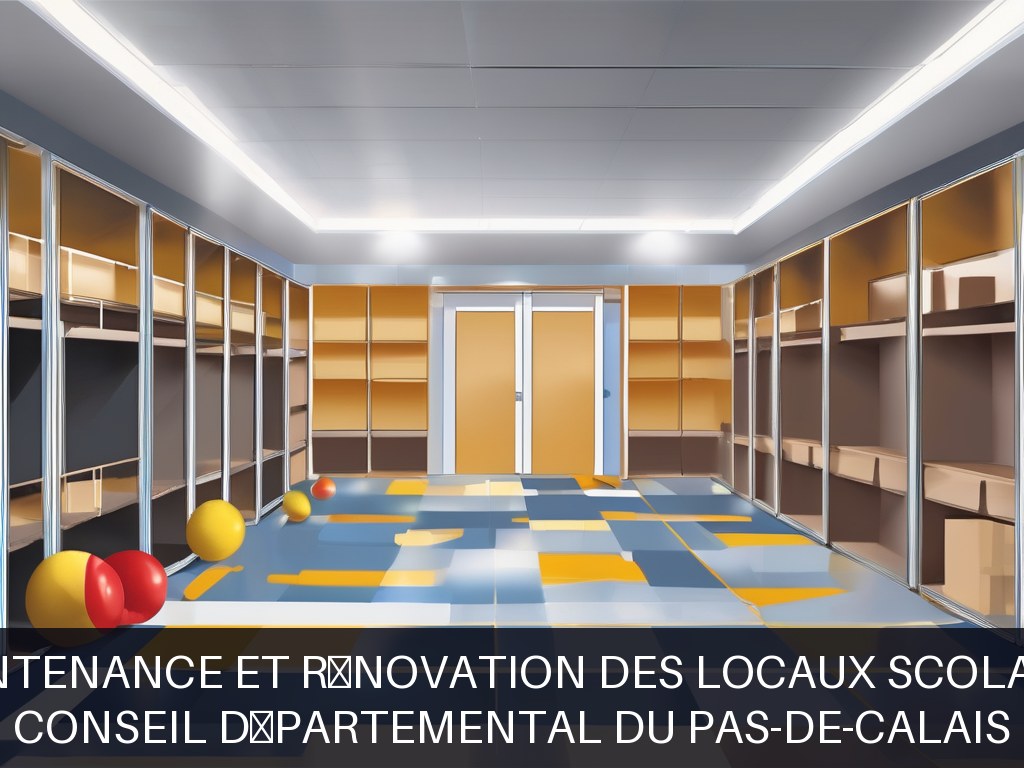 Illustration pour Conseil Départemental du Pas-de-Calais: Maintenance et rénovation des locaux scolaires