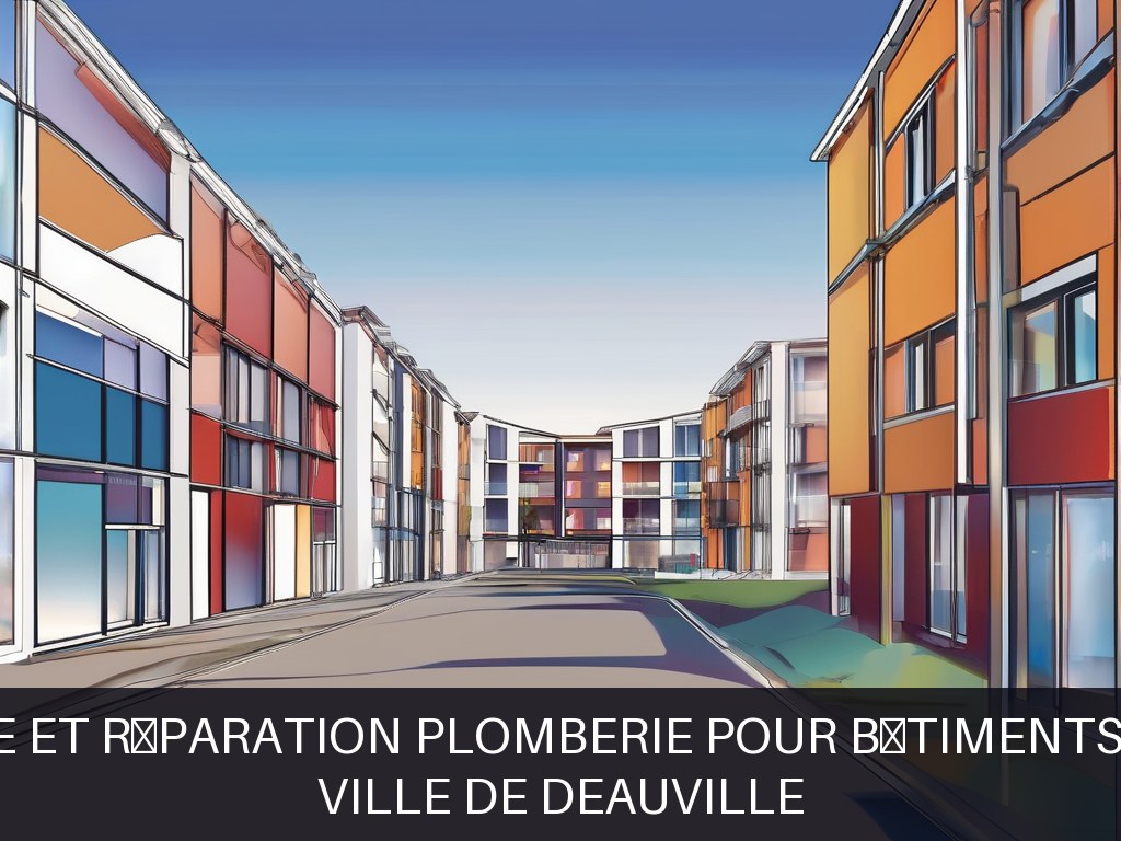 Illustration pour Ville de Deauville: Maintenance et réparation plomberie pour bâtiments communaux