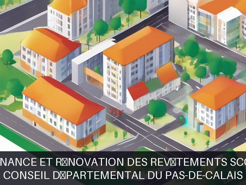 Illustration pour Conseil Départemental du Pas-de-Calais: Maintenance et rénovation des revêtements scolaires
