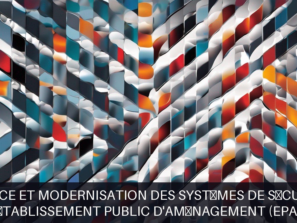 Illustration pour Établissement Public d'Aménagement (EPA): Maintenance et modernisation des systèmes de sécurité-sûreté