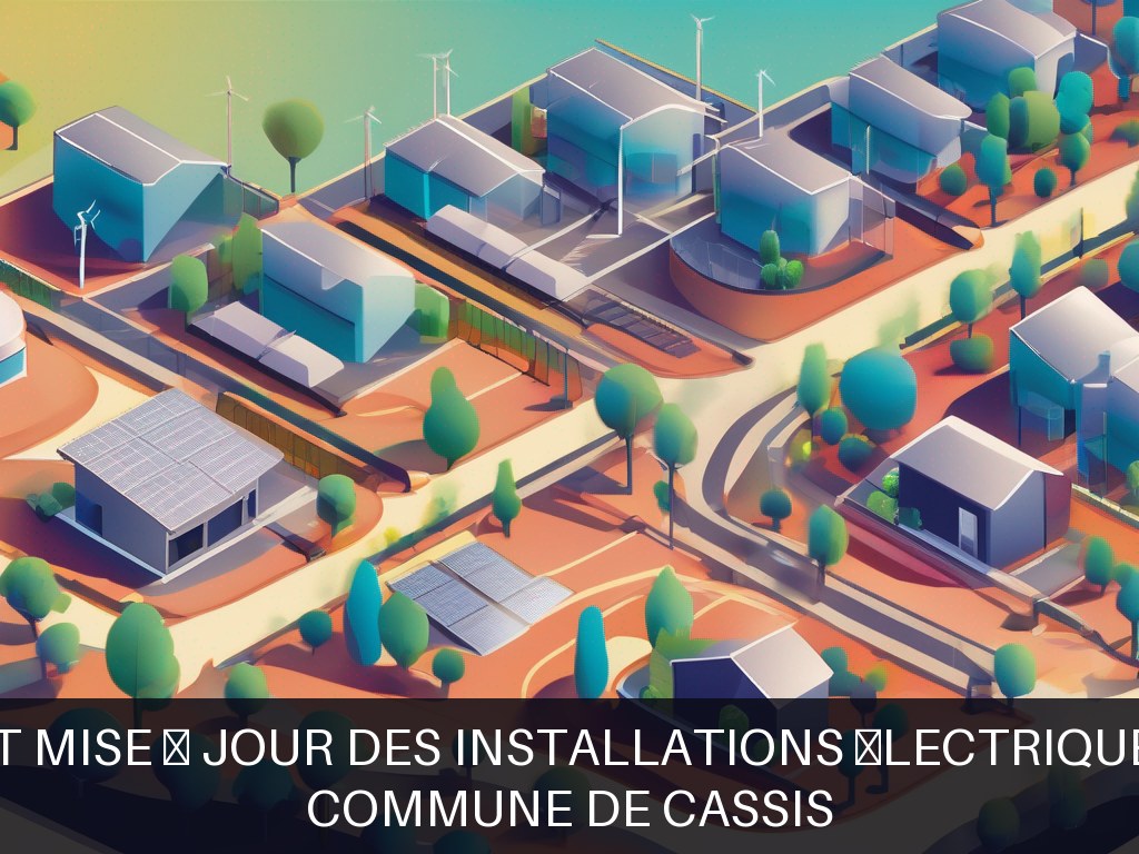 Illustration pour Commune de Cassis: Maintenance et mise à jour des installations électriques communales