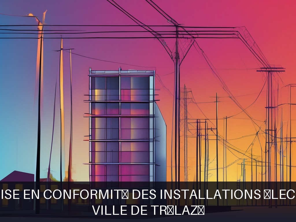 Illustration pour Ville de Trélazé: Maintenance et mise en conformité des installations électriques publiques