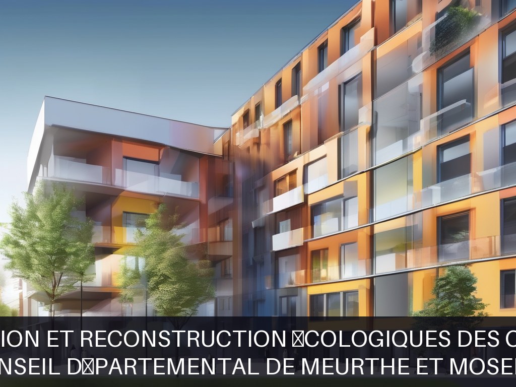 Illustration pour Conseil Départemental de Meurthe et Moselle: Rénovation et reconstruction écologiques des collèges
