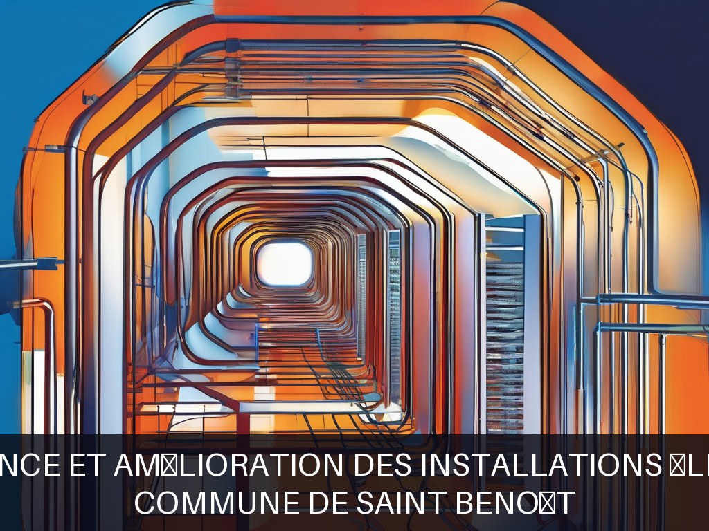 Illustration pour Commune de Saint Benoît: Maintenance et amélioration des installations électriques