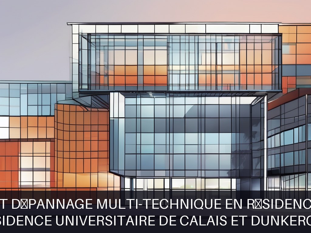 Illustration pour Résidence universitaire de Calais et Dunkerque: Maintenance et dépannage multi-technique en résidence universitaire