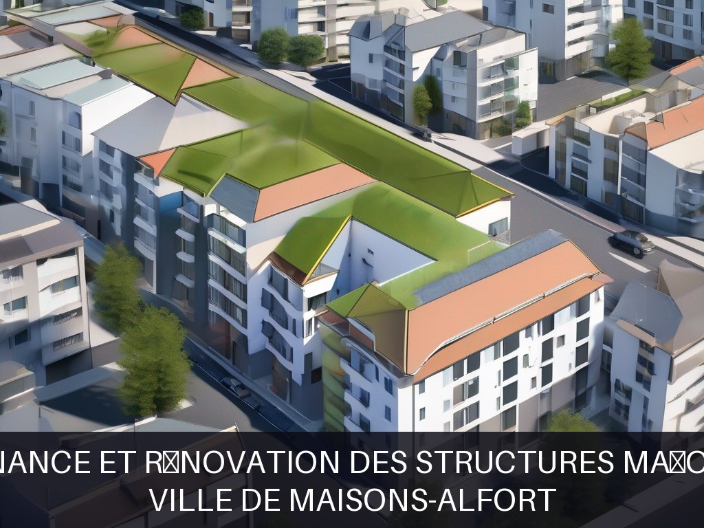 Illustration pour Ville de Maisons-Alfort: Maintenance et rénovation des structures maçonneries