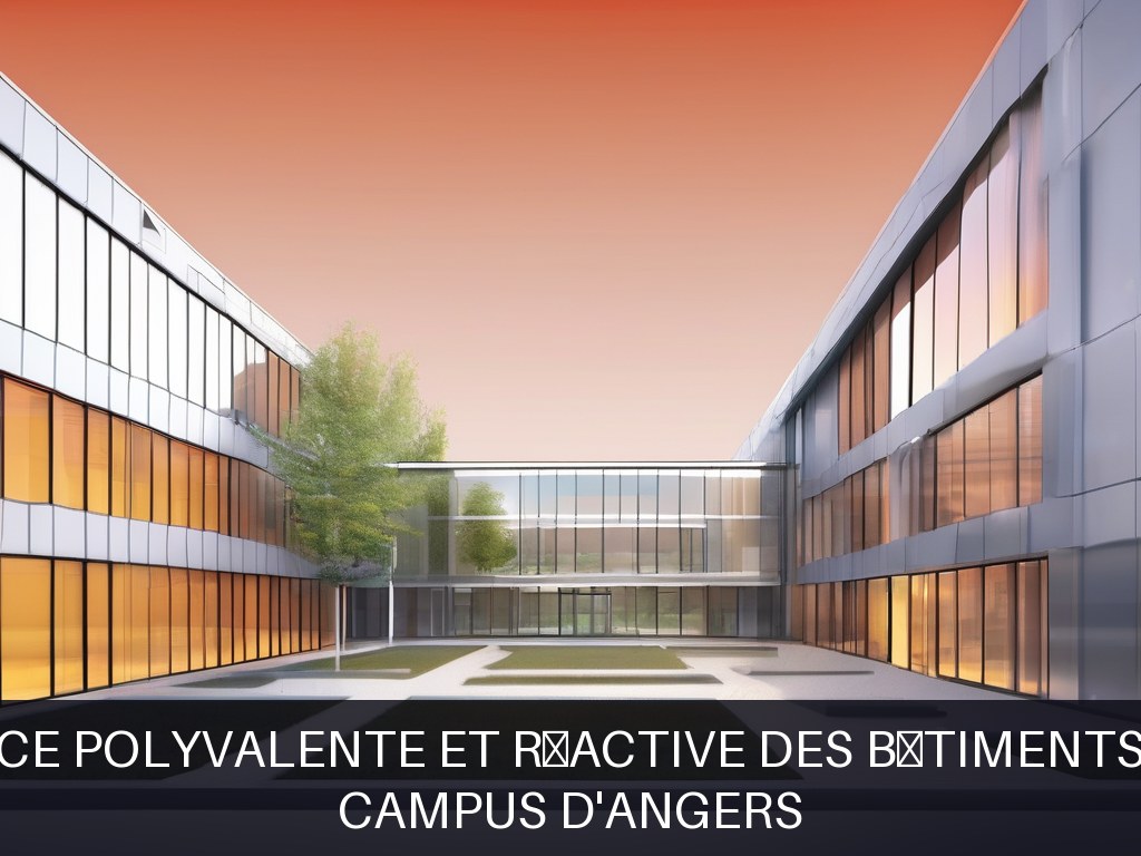 Illustration pour Campus d'Angers: Maintenance polyvalente et réactive des bâtiments du campus