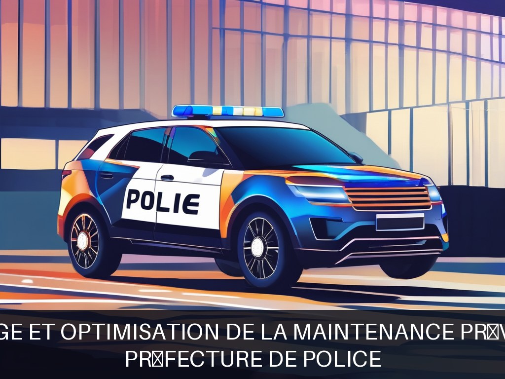 Illustration pour Préfecture de Police: Pilotage et optimisation de la maintenance préventive