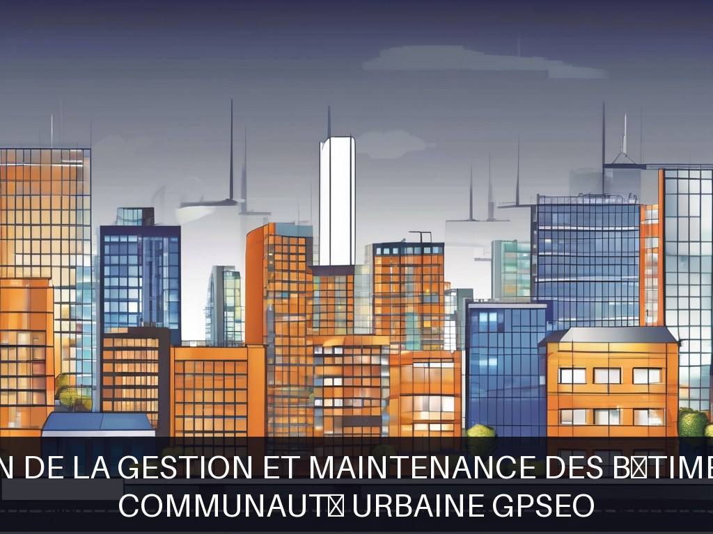Illustration pour Communauté urbaine GPSEO: Optimisation de la gestion et maintenance des bâtiments publics