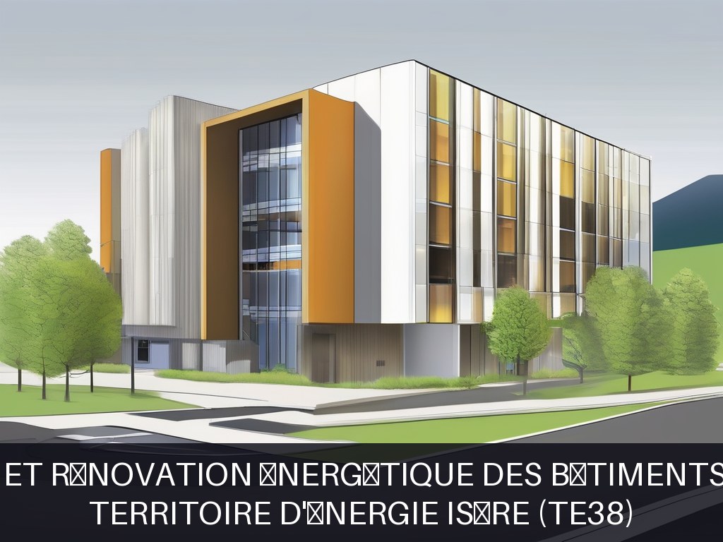 Illustration pour Territoire d'Énergie Isère (TE38): Gestion et rénovation énergétique des bâtiments publics
