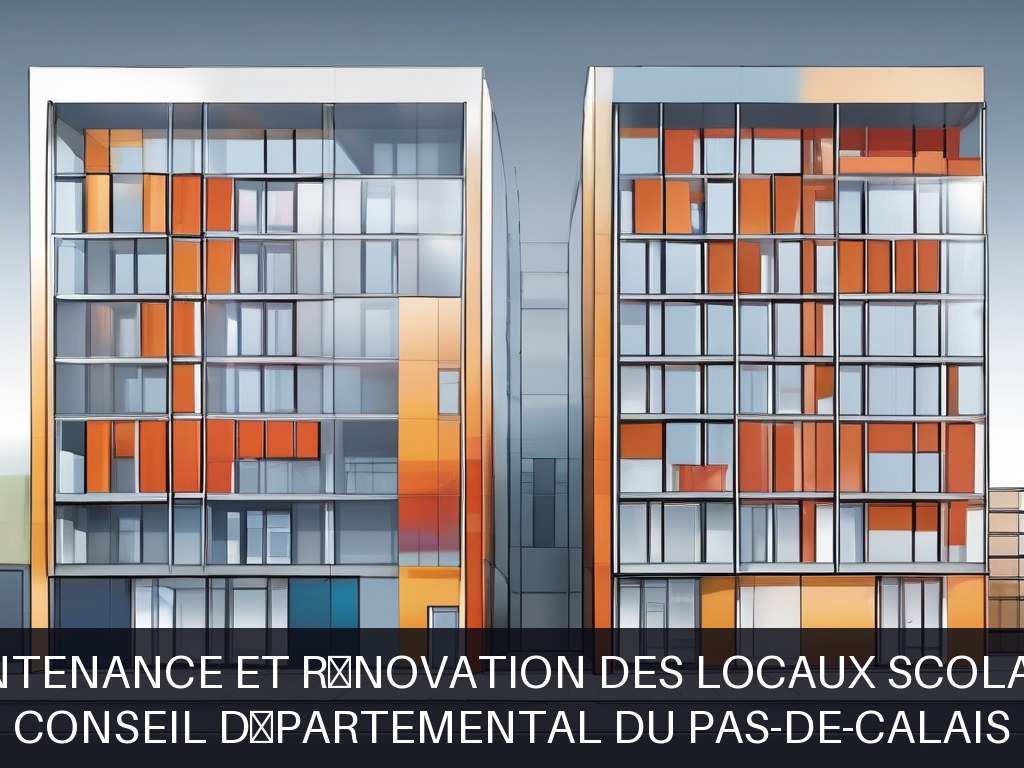 Illustration pour Conseil Départemental du Pas-de-Calais: Maintenance et rénovation des locaux scolaires